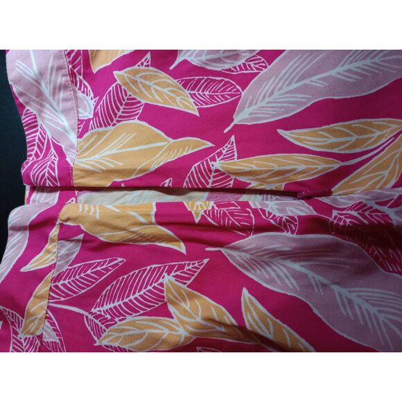 I.E Relaxed Skirt Ladies 8 Pink Tropical Knee Length - Picture 5 of 8